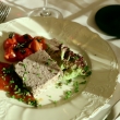 Luego viene la entrada - pat� delicioso de carnes de caza.