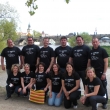 El grupito 2010 de amigos, catalanes de Barcelona muy simp�ticos que visitaron Praga en la primavera de 2010, delante del Puente de Carlos