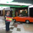 Con mi bandera espa�ola verano de 2009