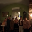 Y por la noche nos divertimos muy bien con una pareja muy ch�vere de un cirujano est�tico y su esposa, de Venezuela, en la cena folcl�rica de Praga el 15 /10/2016