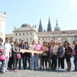 Con amigos viajeros de Los Andes en el Castillo de Praga, fin del abril de 2014
