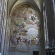 El fresco de La Catedr�l de Santa B�rbara la vista de San Ignacio de Loyola