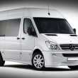 foto ilustrativa del autobus mediano que suelo contratar Mercedes Sprinter
