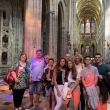 Ayer con una buena familia de la Comunidad Valenciana - en La Catedral de San Vito, Wenceslao y Adalberto en el Castillo de Paga, Agosto de 2019