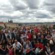Grupo de Joaquin - sus 63 amigos de Espa&ntilde;a que lo formaron el 30 de mayo del 2016 en el mirador de Praga