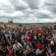 Grupo de Joaquin - sus 63 amigos de España que lo formaron el 30 de mayo del 2016 en el mirador de Praga